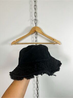 Sonoma Black Distressed Bucket Hat